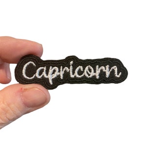 Capricorn Embroidered Iron-On Patch