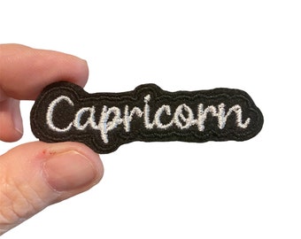 Capricorn Embroidered Iron-On Patch