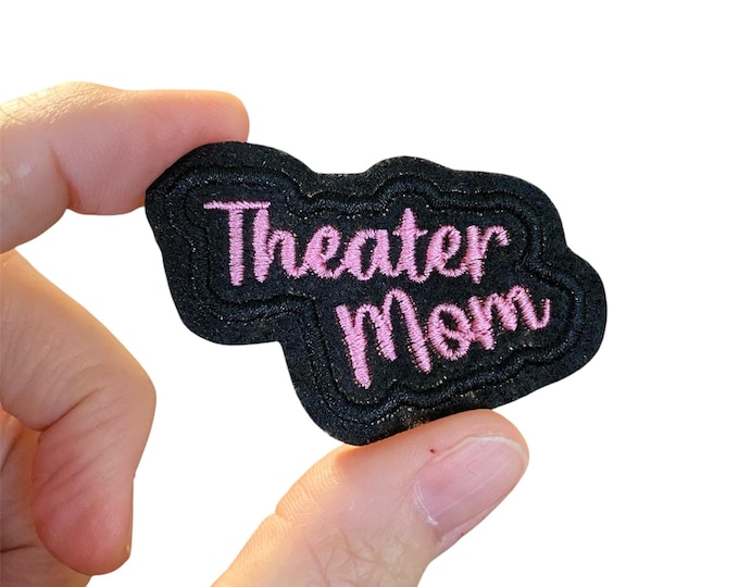 Embroidered Theater Mom Iron-on Patch