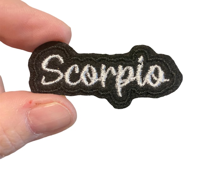 Scorpio Embroidered Iron-On Patch