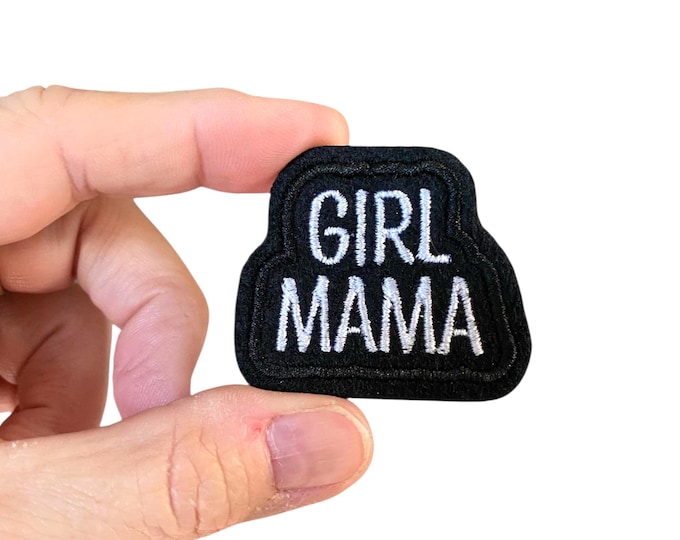 Girl Mama Iron On Patch