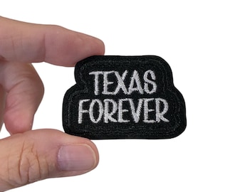 Texas Forever Iron On Patch | Embroidered State Patch | Texas Pride Patch | Travel Patch | Southern Gift Patch