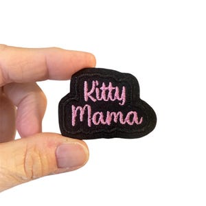 Cat Lover Mama Embroidered Patch – Cat Mom Gift for Jackets, Hats, Backpacks