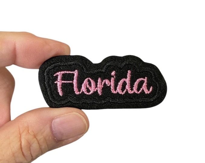 Florida Iron On Patch | Embroidered State Patch | Travel Patch | State Pride Patch | State Souvenir Patch