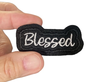 Blessed Embroidered Iron-On Patch
