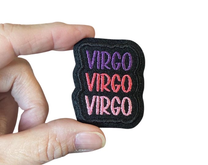 Virgo Embroidered Iron-On Patch