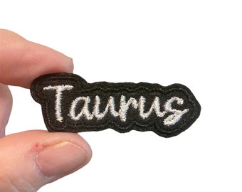 Taurus Embroidered Iron-On Patch