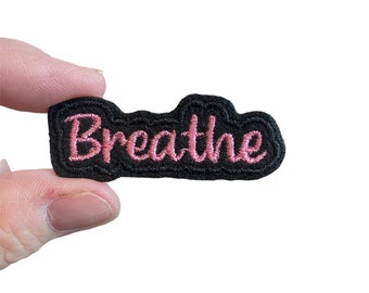 Breathe Embroidered Iron-On Patch