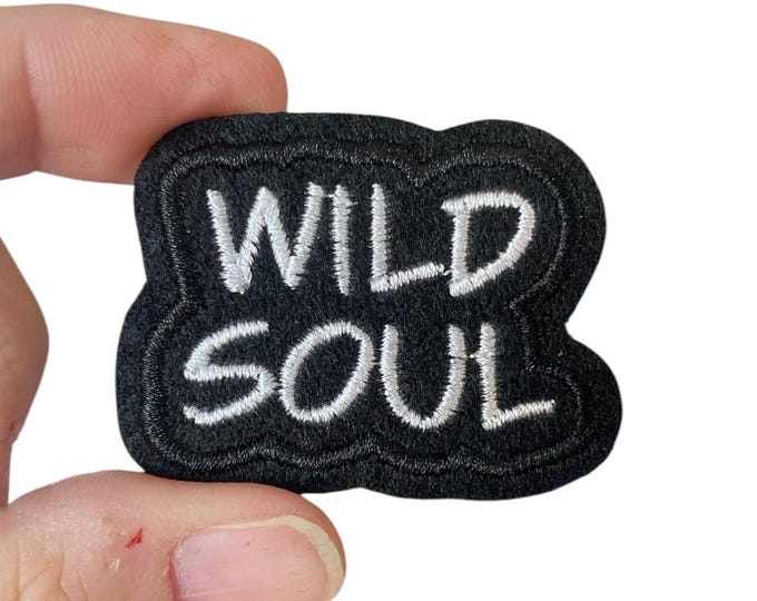 Wild Soul Embroidered Iron-On Patch
