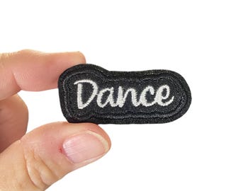 Dance Embroidered Iron-On Patch - Support your favorite Dancer!