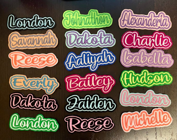 Name Iron-On - Chatty Patches