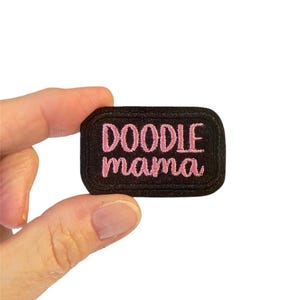 Doodle Mama Embroidered Iron-On Patch – Dog Lover Accessory