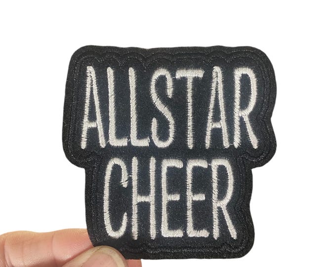 ALLSTAR CHEER Embroidered Iron-On Patch - Support your favorite Cheerleader!