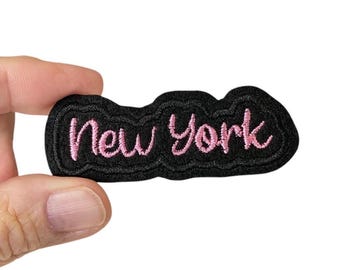 New York Embroidered Iron-On Patch: State Pride Souvenir