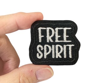 Free Spirit Embroidered Iron-On Patch
