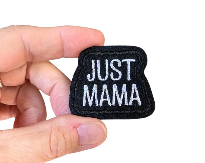 Just Mama Iron On Patch