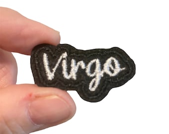 Virgo Embroidered Iron-On Patch