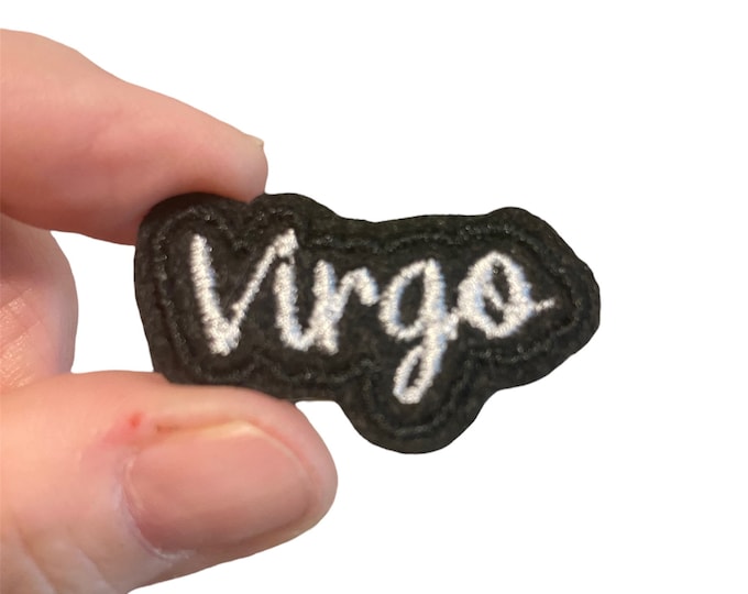 Virgo Embroidered Iron-On Patch