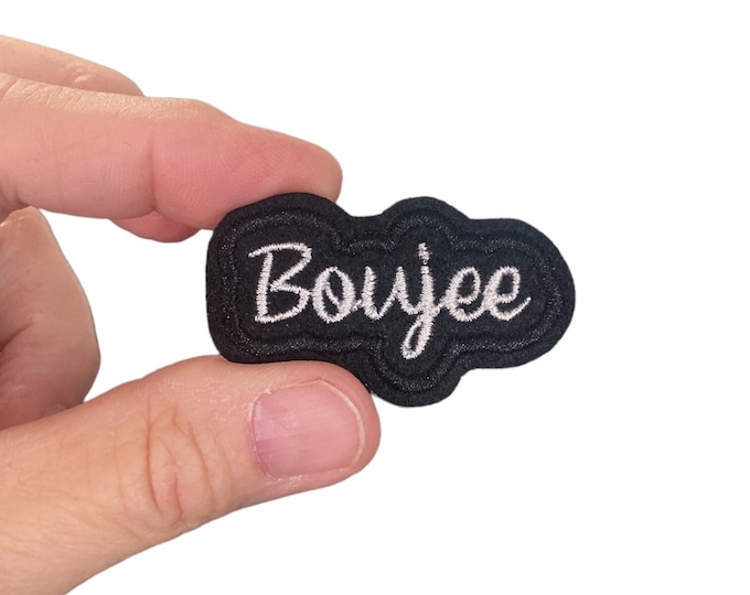 Boujee Embroidered Iron-On Patch
