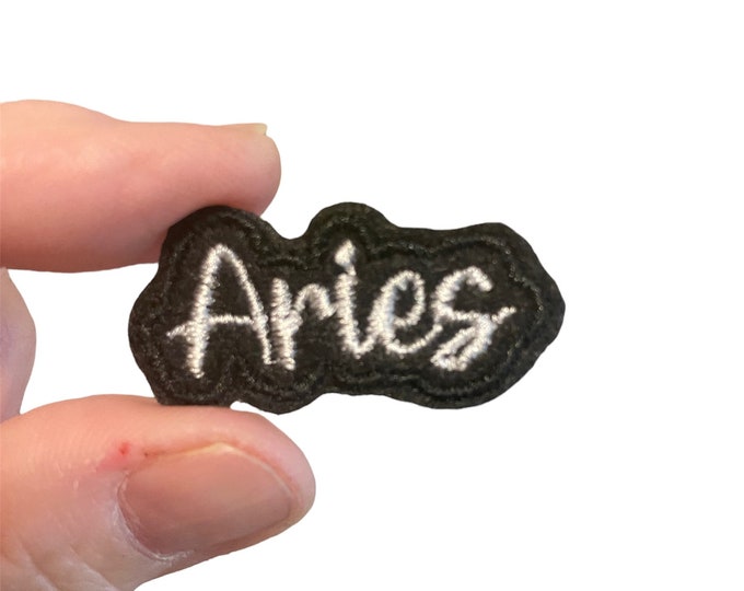 Aries Embroidered Iron-On Patch
