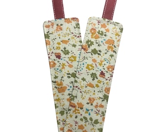 Fabric Bookmark – Handmade Quilted Bookmark with Tab – Cute Reader Gift – Reusable Book Mark – Teacher Gift – Book Lover Accessory