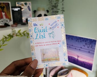 the quiet list zine - winter 2026