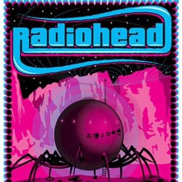 Paradise Lounge Boston - Radiohead - Art By Darren Grealish - 17 x 11 - Reprint