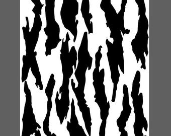 Riptile Camo 7x11" Stencil Digital Download Vector File