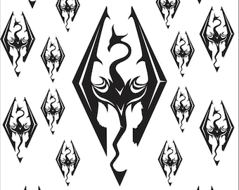 Drachen Schablone 7x11 "Design Digitaler Download Vektordatei