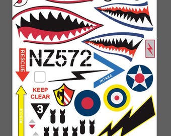 P51 Mustang 7x11" Stencil Digital Download Vector File