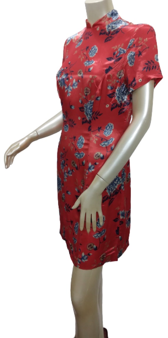 GUESS COLLECTION Vintage Silk Cheongsam Dress - image 6