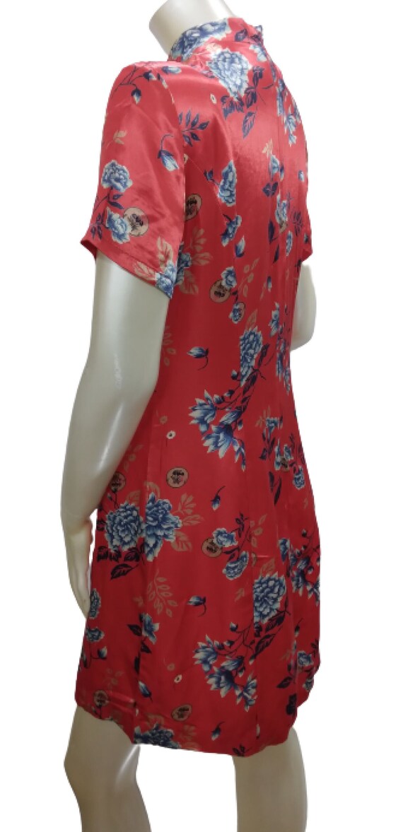 GUESS COLLECTION Vintage Silk Cheongsam Dress - image 7