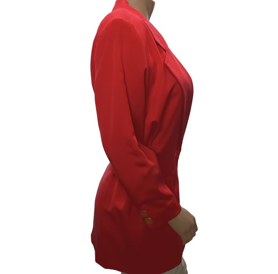 90s Vintage EMANUEL Red Party Blazer - image 7