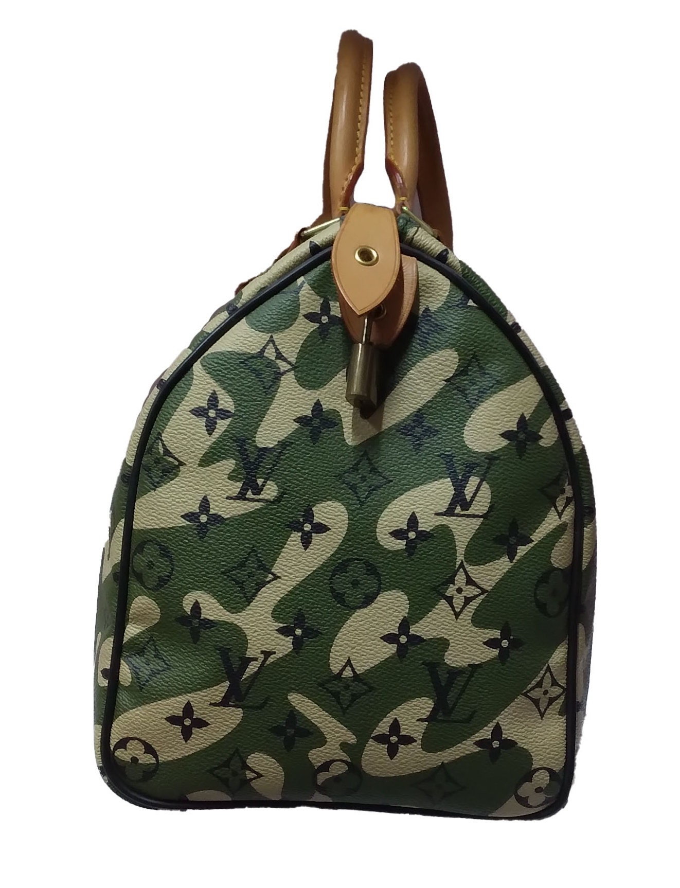 Louis Vuitton Speedy 35 Camouflage Murakami Takashi Limited,  in 2023