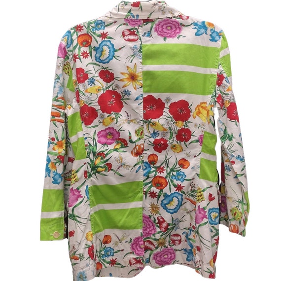 Moschino Jeans Vintage Floral Print Blazer - image 10