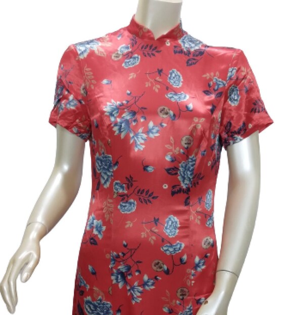 GUESS COLLECTION Vintage Silk Cheongsam Dress - image 1