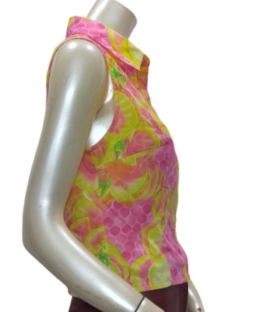 VERSACE JEANS COUTURE Vintage Sleeveless Floral P… - image 3