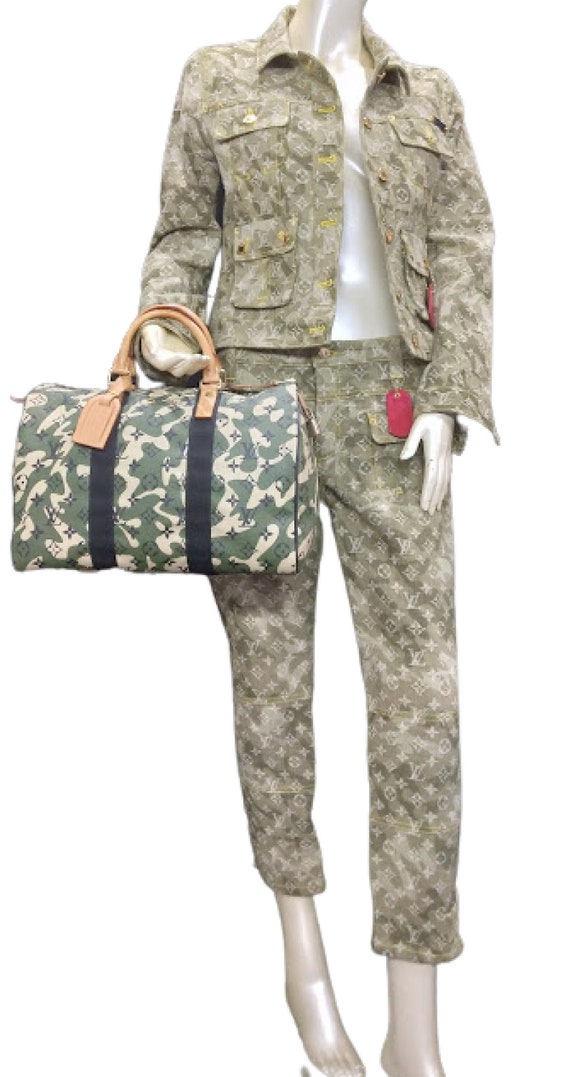 TAKASHI MURAKAMI LV Limited Edition Camouflage Jacket and 