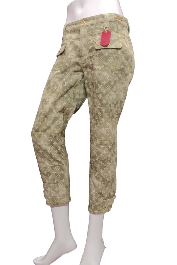 LOUIS VUITTON Camo Monogram Jeans 