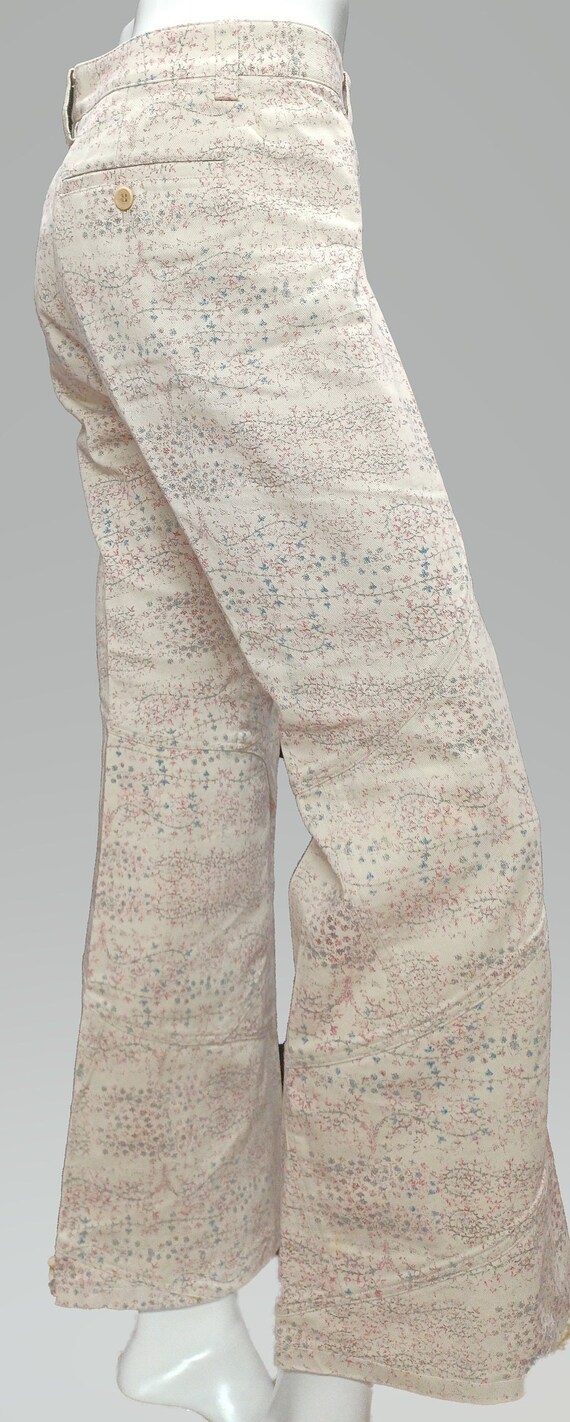 Vintage ISSEY MIYAKE Floral Print Pants - image 7