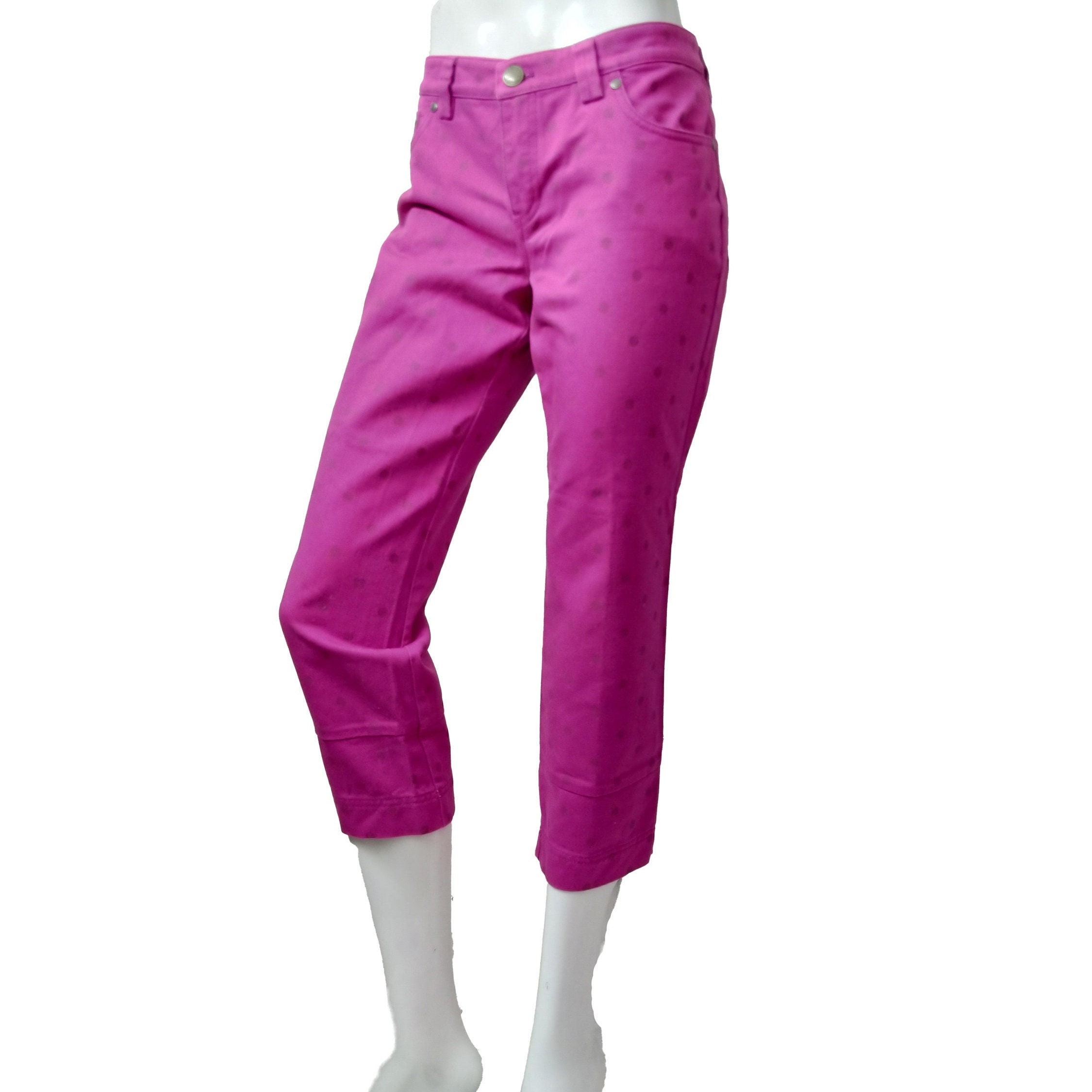 Louis Vuitton Jeans Pink Womens Rare 