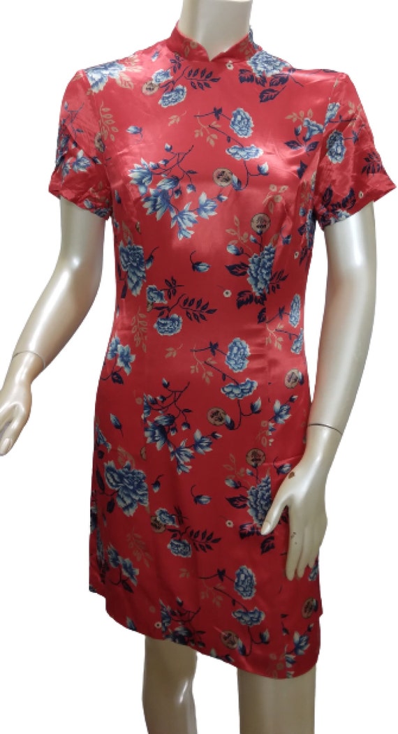 GUESS COLLECTION Vintage Silk Cheongsam Dress - image 4