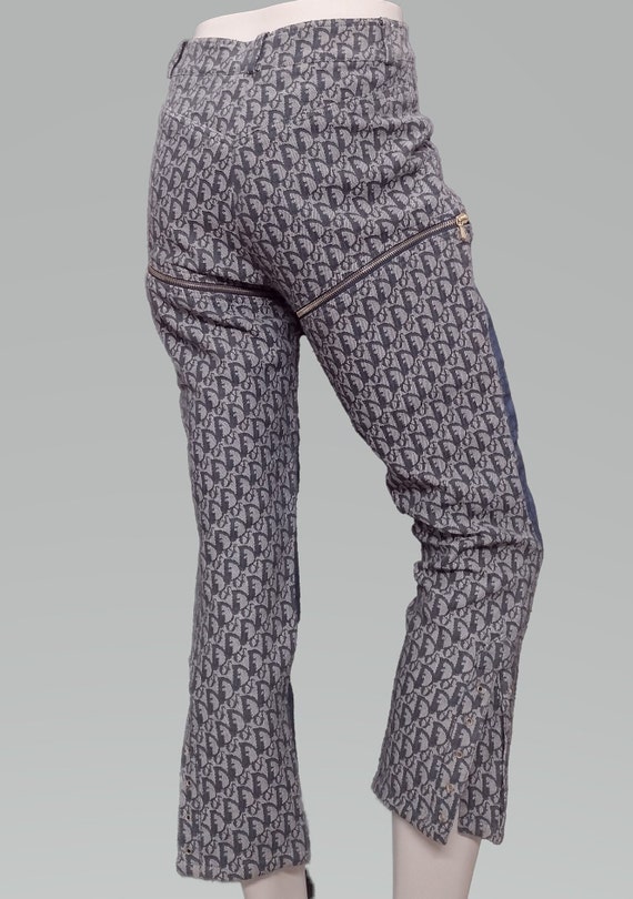 Christian Dior John Galliano Monogram Denim Zip-o… - image 6