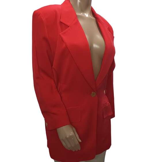 90s Vintage EMANUEL Red Party Blazer - image 8