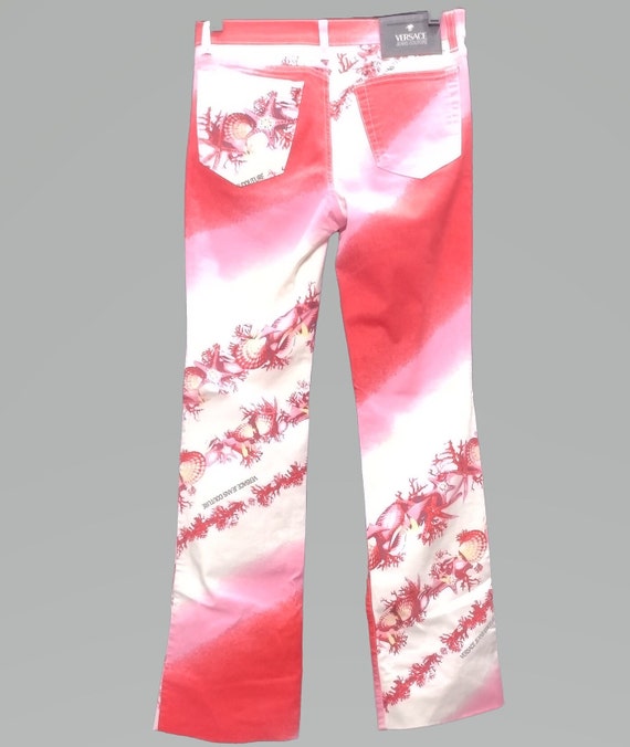 Rare Versace Jeans Couture Seashell Print Jeans - image 10