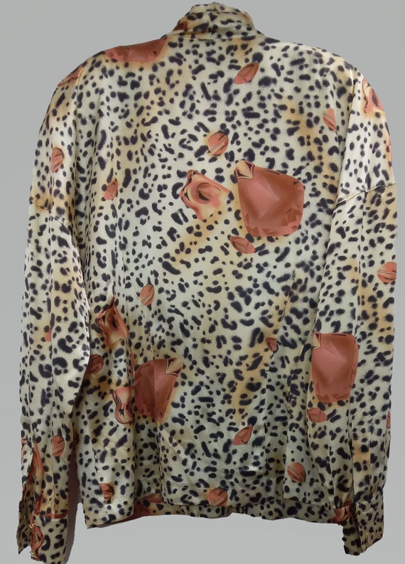 Vintage Silk Animal Print ESCADA Blouse - image 9