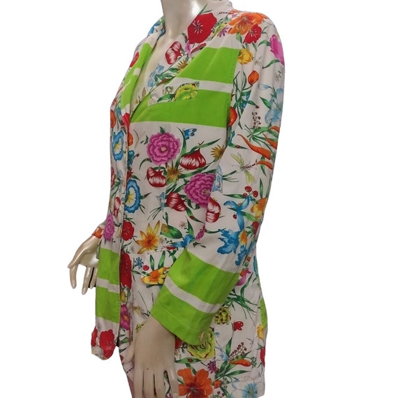 Moschino Jeans Vintage Floral Print Blazer - image 2