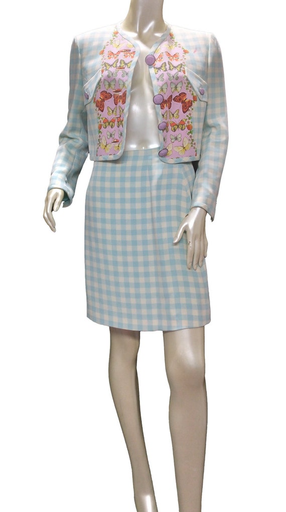 versace butterfly blazer