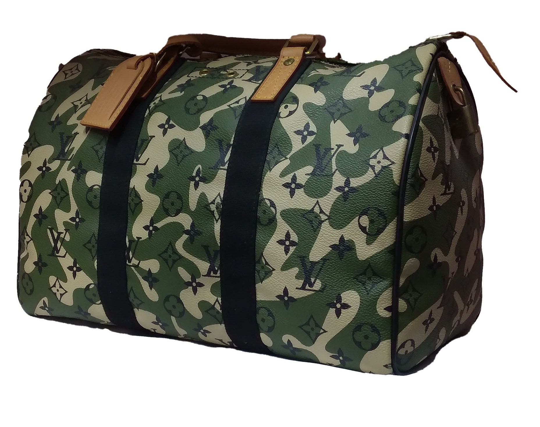 takashi murakami louis vuitton camo bag