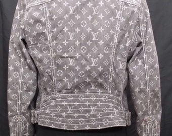 Louis Vuitton LV Comics Trucker Jacket Black for Men